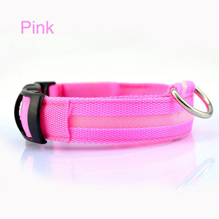 Rechargeable LED Dog Collar – Night Safety & Visibility for Pets