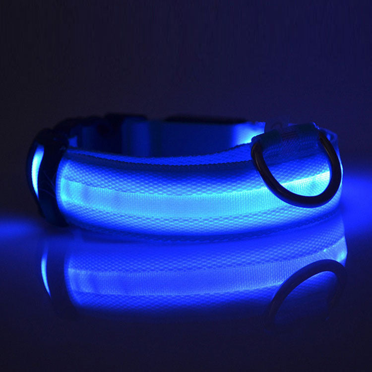 Rechargeable LED Dog Collar – Night Safety & Visibility for Pets