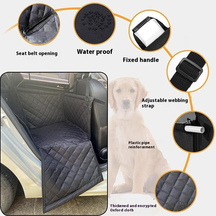 Anti-Dirty Car Pet Seat Cover – Waterproof Dog Safety Mat for Travel