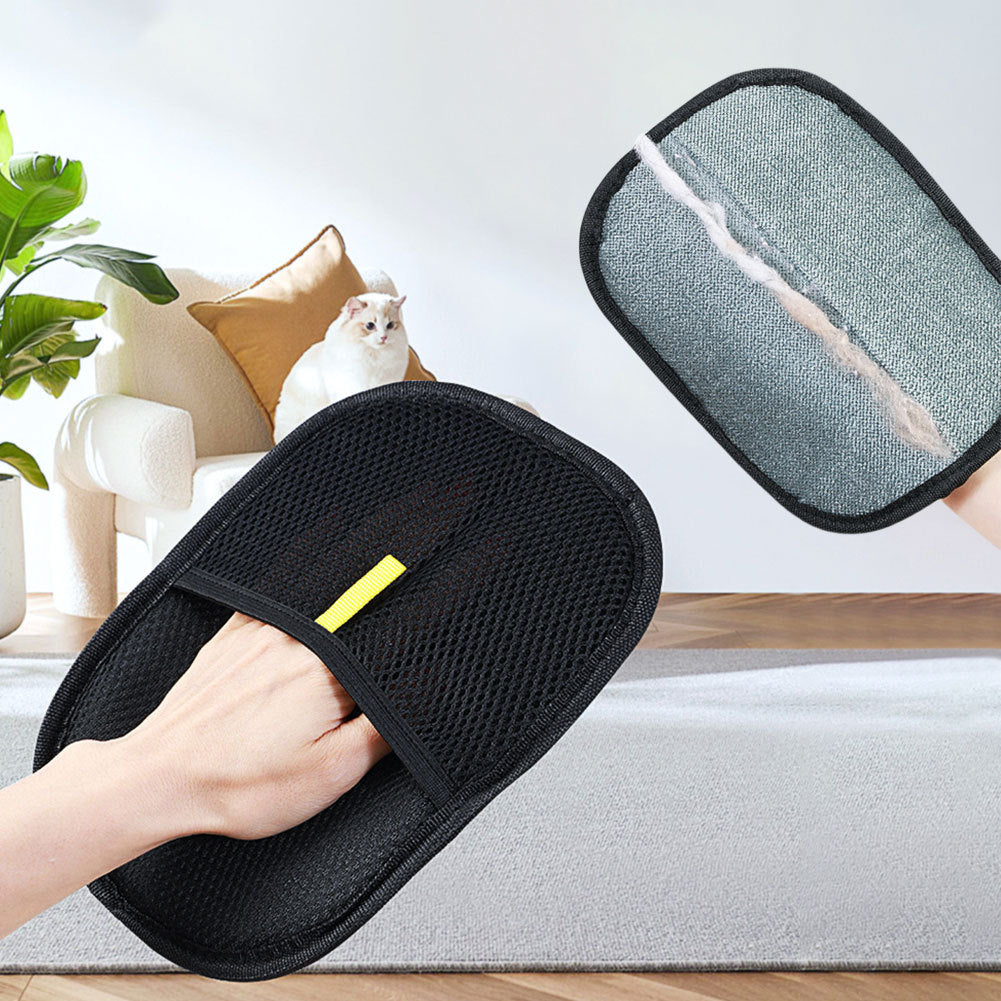 Pet Hair Remover Mitt – Dual-Sided Deshedding Glove for Dogs & Cats