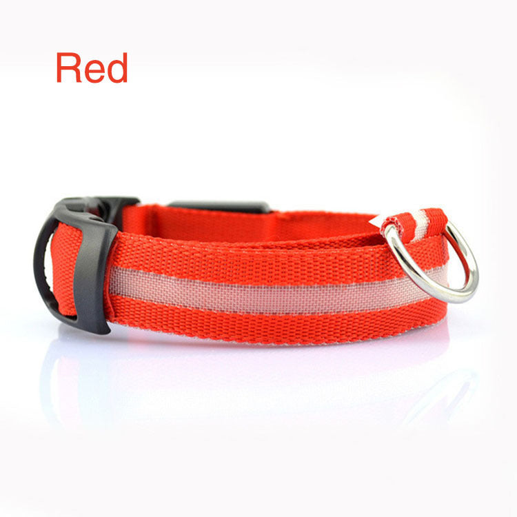 Rechargeable LED Dog Collar – Night Safety & Visibility for Pets