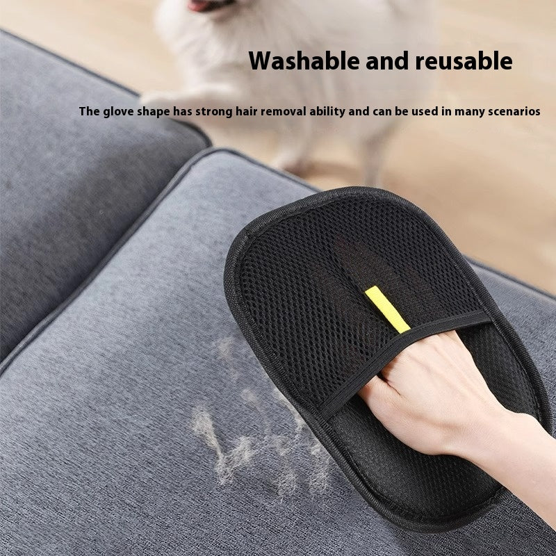Pet Hair Remover Mitt – Dual-Sided Deshedding Glove for Dogs & Cats
