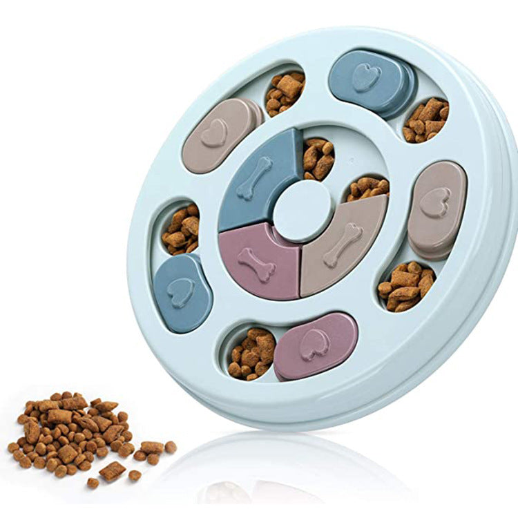 Interactive Dog Puzzle Feeding Bowl – Slow Feeder Toy for Smart Pet Mealtime Fun