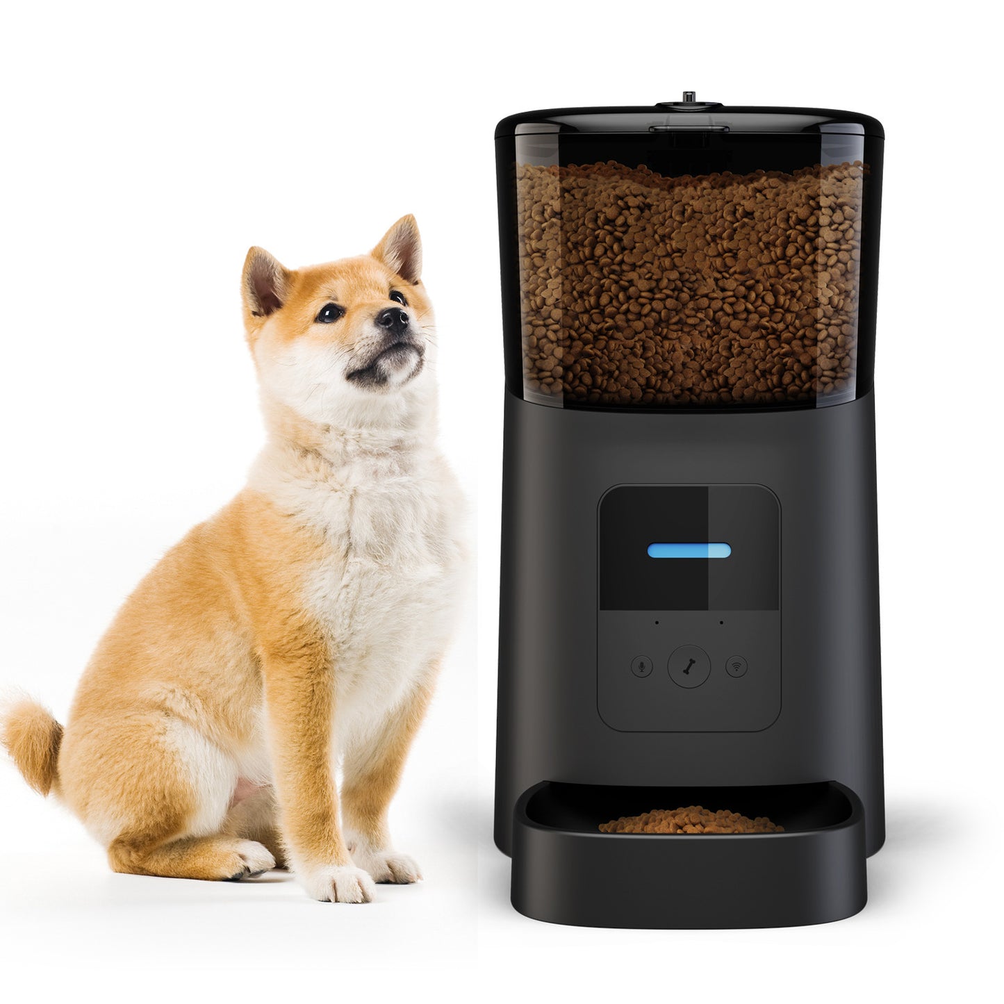 Automatic Pet Feeder – Timed Food Dispenser for Cats & Dogs with Portion Control