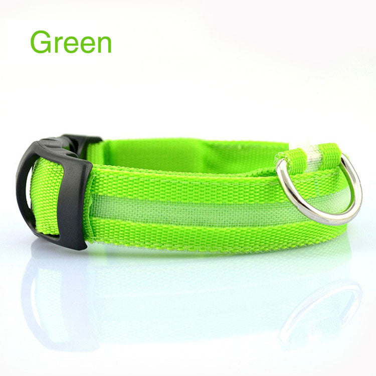 Rechargeable LED Dog Collar – Night Safety & Visibility for Pets